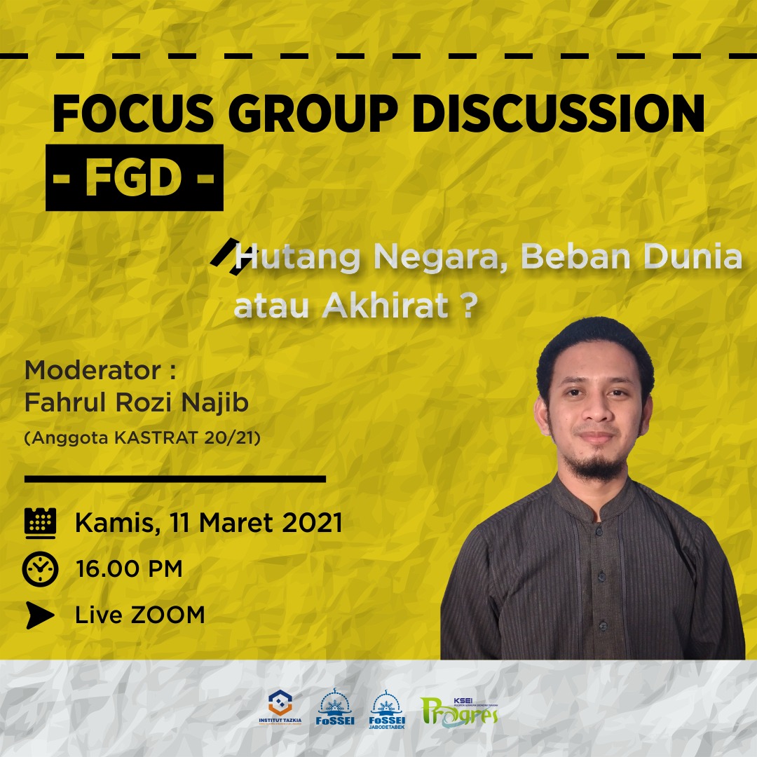 FGD: Hutang Negara, Beban Dunia atau Akhirat?