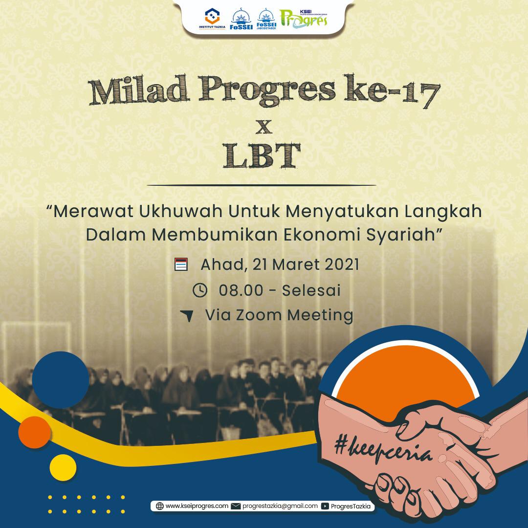 Undangan Milad KSEI Progres ke-17 & LBT
